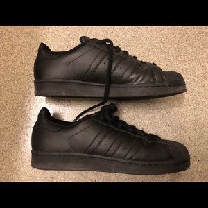 Adidas black shell, men, size 8.5